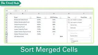 Do Not Merge & Center, Use This Trick Instead To Sort Effectively – The Excel Hub