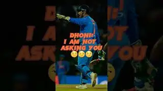 Dhoni review system(DRS)😈😎 #shorts #dhonistatus #viralshorts