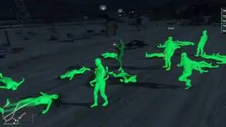 GTA online Area 51 - Mēģinam dabūt visu sesiju zaļajos outfitos (impulse menu)
