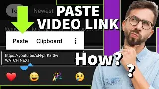HOW TO PASTE VIDEO LINK ON YOUTUBE SUBSCRIBER REQUEST VIDEO👍🥰how to put video link on youtube shorts