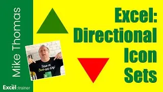Excel: Conditional Formatting Directional Icon Sets (Compare This Week’s Position to Last Week)