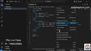 web development using PHP | PHP LIVE CLASS by sndp bag
