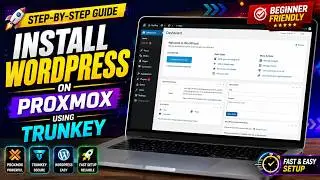 Install WordPress on Proxmox using Trunkey Linux | How To Install TurnKey Wordpress LXC Template