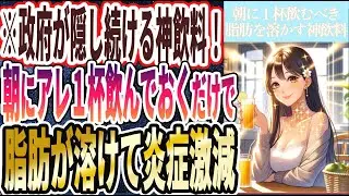 【なぜ報道しない!?】「政府が隠し続ける神飲料！朝にアレを１杯飲んでおくだけで、脂肪が溶けて炎症激減！！」を世界一わかりやすく要約してみた【本要約】