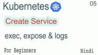 Kubernetes Minikube Create Service Part-05 | Expose | Logs | Exec | Index Page Display On Browser