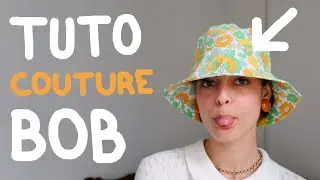 Je fabrique un bob à fleurs
