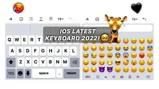 iOS latest keyboard with iOS emoji || iOS keyboard on android || its Snow00