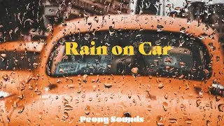 Sounds of Rain on Car Roof ASMR (1 hour) | 차 안에서 듣는 빗소리 ASMR (1 hour)