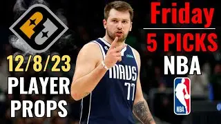 PRIZEPICKS NBA FRIDAY 12/8 CORE PLAYER PROPS!