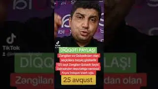 Zəngilan və Qubadlıdan olan seçicilərə təzyiq göstərilir - TƏCİLİ XƏBƏR