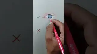 How to Draw a Realistic eye | #shorts #art #drawing #eyes