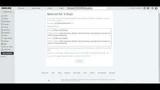 I was banned from roblox because I was trolling as a hacker