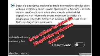 (Solución) No se activan los Datos de Diagnóstico opcionales | El Tutos