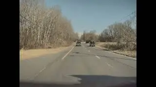 TeslaCam 2022-02-19 0948 front accident, two pickup trucks, MD-4