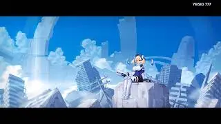 Ella y la ciudad en ruinas Wallpaper Animado ^-^