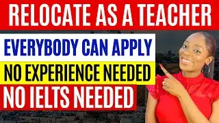 GREAT NEWS! NO TRAINING OR EXPERIENCE NEEDED, ANYBODY CAN APPLY | TEACHERS NEEDED ABROAD