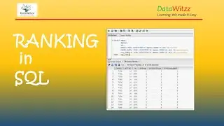 RANK IN SQL | RANK AND DENSE RANK IN SQL | SQL RANKING FUNCTION | DENSE_RANK IN SQL