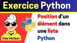 Exercice Python   Index Element Dans Une Liste