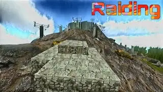 [Ark Mobile PvP] Raiding again with mammoth