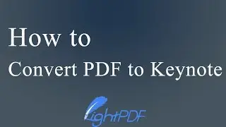 [Free]How to convert PDF to Keynote on Mac