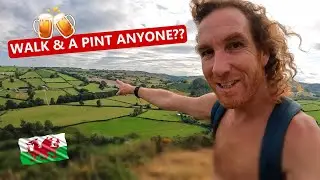 🏴󠁧󠁢󠁷󠁬󠁳󠁿 Border run to Wales for a Pint! The Hergest Ridge (Offa's Dyke Path) Herefordshire 😍