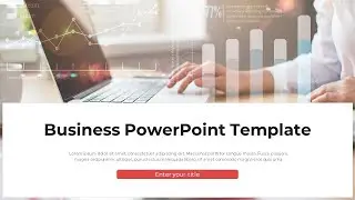 Free Business Report PowerPoint Template 08