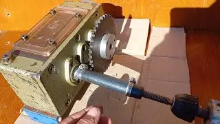 мотор редуктор вариатор цепной _ motor reducer variator chain _ Видео устройство и работа