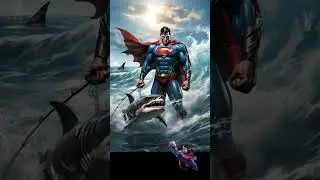 Avengers And DC Hero's But As a fishing shark #shorts #avengers #dcshorts #marvelshorts #subscribe