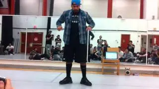 Boogie Frantick Freestyle at Popping Workshop