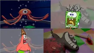 GAMEPLAY DE GARTEN OF BANBAN CHAPTER 3? Bob Esponja e Patrick REACT