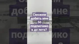 Хочу 50 подписчиков до лета.
