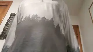 very-excited belly play after it rained tonight (I LOVE storms)
