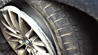 BMW damaged rear wheels. What happened?