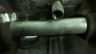 ICE 406. Replacing the plug behind the intermediate shaft tube