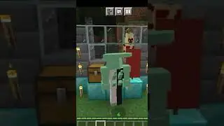 Minecraft Diamond Head Rescuing Heat Blast From Pillagers|Watch Till The End|#minecraft #shorts