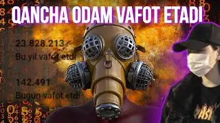 Dunyo bo'yicha bir kunda qancha odam vafot etadi, bir yildachi | Ma'lumotlar | Masofa kanali