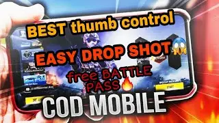 Best controls for 2 fingers!!(Tutorial)|Call of Duty Mobile|CODM drop shot tips.|