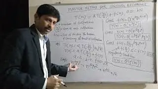 T(n)  = 2 T(n/4) + √n  |  master method case2 | master theorem case2 | algotech programming concept