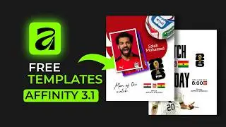 How to DOWNLOAD & Use FIFA 26 Templates in Affinity By Canva (FREE BUNDLE)