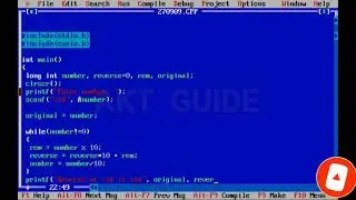 C Program to Find Reverse of a Given Number//Loop (for, while, do-while) Examples//akt guide