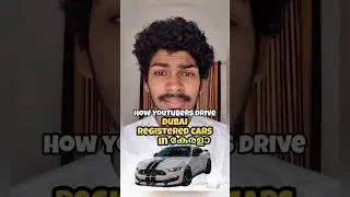 how youtubers drive dubai registered cars in kerala, india ?