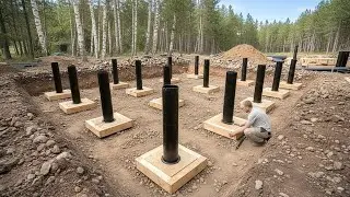 Building a Modern House in 20 Minutes TIMELAPSE | Start to Finish by 