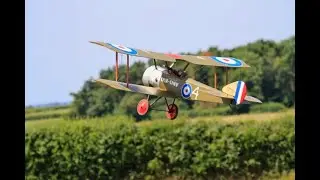 1/3 SCALE SOPWITH PUP WW1 BIPLANE SCOUT / FIGHTER - ZENOAH 74cc FLAT TWIN PETROL- BUCKMINSTER - 2022