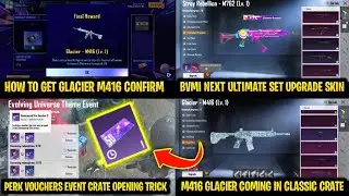 GET 😍M416 GLACIER COMING IN CLASSIC CRATE | NEXT PREMIUM CRATE | 50-UC PERK VOUCHERS CRATE OPENING