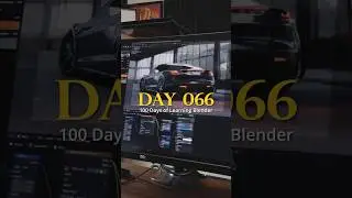 Day 66 of 100 days of blender - 1hr 34min. 