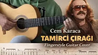 Cem Karaca - Tamirci Çırağı Fingerstyle Gitar Cover / Free Tab