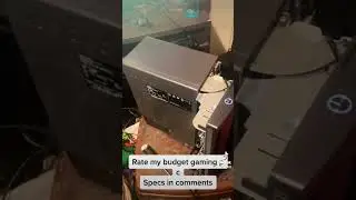 Comparing my first budget pc build to my second #pcbuild #ganing #gamer #tiktok