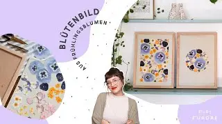 Spring decorations 2025 | Make your own flower picture | Easy Easter craft ideas | DIY flower pre...