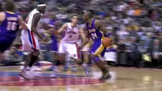 Kobe with the Tough Hook (12/20/09)