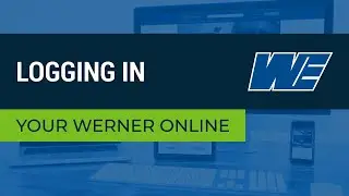 Your Werner Online FAQ - Log In